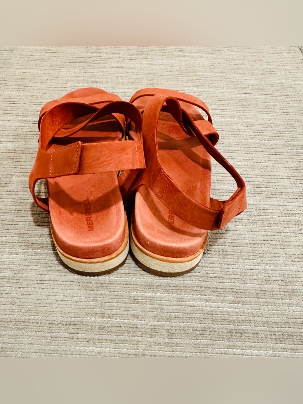 MERRELL Juno Backstrap Women's Size 8 Redwood Red Sandals Shoes - Picture 5 of 9